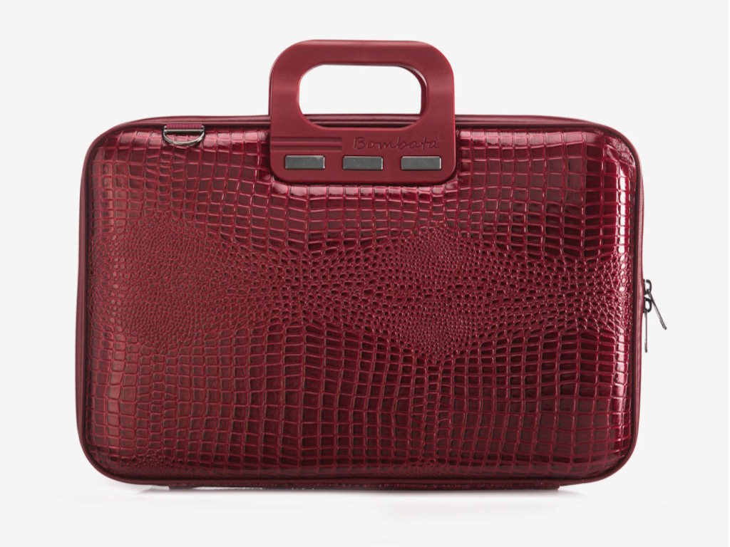 Bombata Torba  Shiny Cocco 13" Burgundy red/Crvena